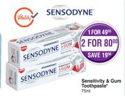 Sensodyne Sensitivity & Gum Toothpaste-2 x 75ml