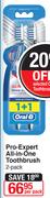 Oral-B Pro Expert All In One Toothbrush 2 Pack-Per Pack