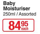 Childs Farm Baby Moisturiser Assorted-250ml