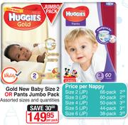 Huggies gold best sale size 2 price