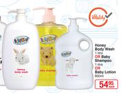 Baby Things Honey Body Wash-1Ltr Or Baby Shampoo-1Ltr Or Baby Lotion-800ml Each