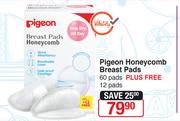 Pigeon Honeycomb Breast Pads 60 Pads Plus Free 12 Pads