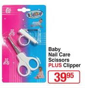 Baby Things Baby Nail Care Scissors Plus Clipper