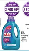 Skip Auto Washing Washing Liquid Assorted-1.5Ltr
