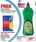 Home Butler Dishwashing Liquid-1.5Ltr
