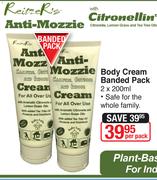 Anti Mozzie Body Cream Banded Pack-2 x 200ml Per Pack