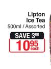 Lipton Ice Tea 500ml Assorted-Each