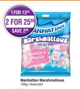 Manhattan Marshmallows 150g Assorted-For 2