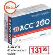 ACC 200 20 Effervescent Tablets
