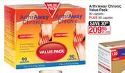 ArthrAway Chronic Value Pack 90 Caplets Plus 90 Caplets-Per Pack