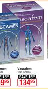 Vascafem 100 Tablets