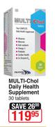 Multi Chol Daily Health Supplement 30 Tablets