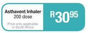 Asthavent Inhaler 200 Dose