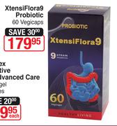 XtensiFlora 9 Probiotic 60 Vegicaps