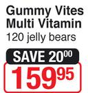 Gummy Vites Multi Vitamin 120 Jelly Bears