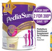 Pediasure Nutritional Supplement For Children Assorted-850g