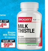 Biogen Milk Thistle 90 Capsules