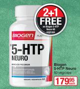 Biogen 5-HTP Neuro 60 Vegicaps-Each