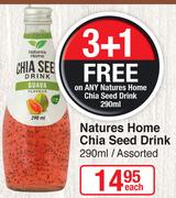 Natures Home Chia Seed Drink-290ml Each