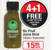 Sir Fruit Juice Shot-100ml Each