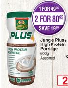 Jungle Plus+ High Protein Porridge-600g Each