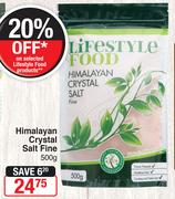 Himalayan Crystal Salt Fine-500g