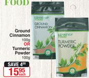 Ground Cinnamon 100g Or Turmeric Powder 100g-Each