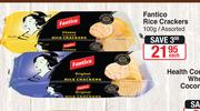 Fantico Rice Crackers 100g Assorted-Each