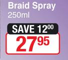 Dark And Lovely Braid Spray-250ml
