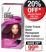 Clairol Color Crave Semi Permanent Hair Colour Assorted Colours