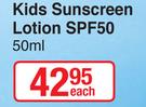 Everysun Kids Sunscreen Lotion SPF50-50ml Each