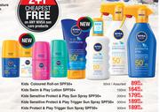 Nivea Kids Protect & Play Trigger Sun Spray SPF50+-300ml Each