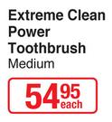 Aquafresh Extreme Clean Power Toothbrush Medium-Each