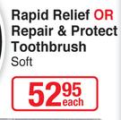 Sensodyne Rapid Relief Or Repair & Protect Toothbrush Soft-Each