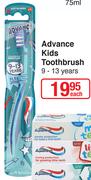 Aquafresh Advance Kids Toothbrush 9-13 Years-Each