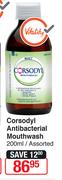 Corsodyl Antibacterial Mouthwash Assorted-200ml