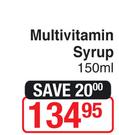 Vi-Daylin Multivitamin Syrup-150ml 