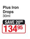 Vi-Daylin Plus Iron Drops-30ml Each