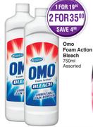 Omo Foam Action Bleach-750ml Each