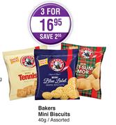 Bakers Mini Biscuits Assorted-3 x 40g
