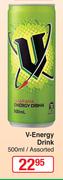 V-Energy Drink Assorted-500ml