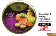 Cavendish & Harvey Fruit Drops Assorted-200g