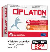 Ciplaton Capsules 30 Soft Gelatine Capsules