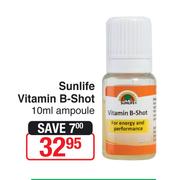 Sunlife Vitamin B-Shot Ampoule-10ml