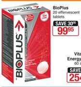 Bio Plus 20 Effervescent Tablets