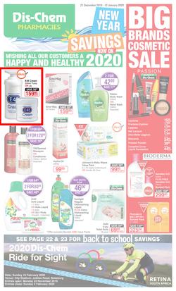 Dis-Chem : New Year Savings (27 Dec 2019 - 12 Jan 2020), page 1
