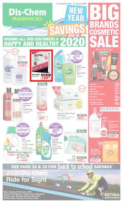 Dis-Chem : New Year Savings (27 Dec 2019 - 12 Jan 2020), page 1