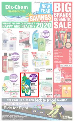 Dis-Chem : New Year Savings (27 Dec 2019 - 12 Jan 2020), page 1
