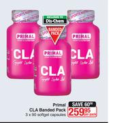 Primal Cla Banded Pack 3 x 90 Softgel Capsules-Per Pack