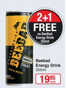 Beebad Energy Drink-355ml Each